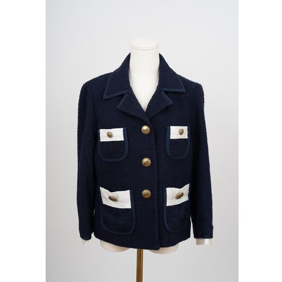 Coach Tweed Jacket Size M - Picture 1 of 3